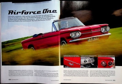 Motor Klassik 03/2010 Chevrolet Corvair Monza Convertible mit 81PS im Fahrberich