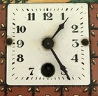 1920s Miniature Pendulette Wall Clock W/ Enameled Hansel & Gretel Motif Germany — photo 2