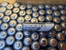 PROCELL Constant AA Long-Lasting Alkaline Batteries 105 Pack, 10-Year Shelf Life