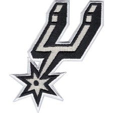 2017 San Antonio Spurs Team Logo NBA Basketball Embroidered Jersey Iron On Patch