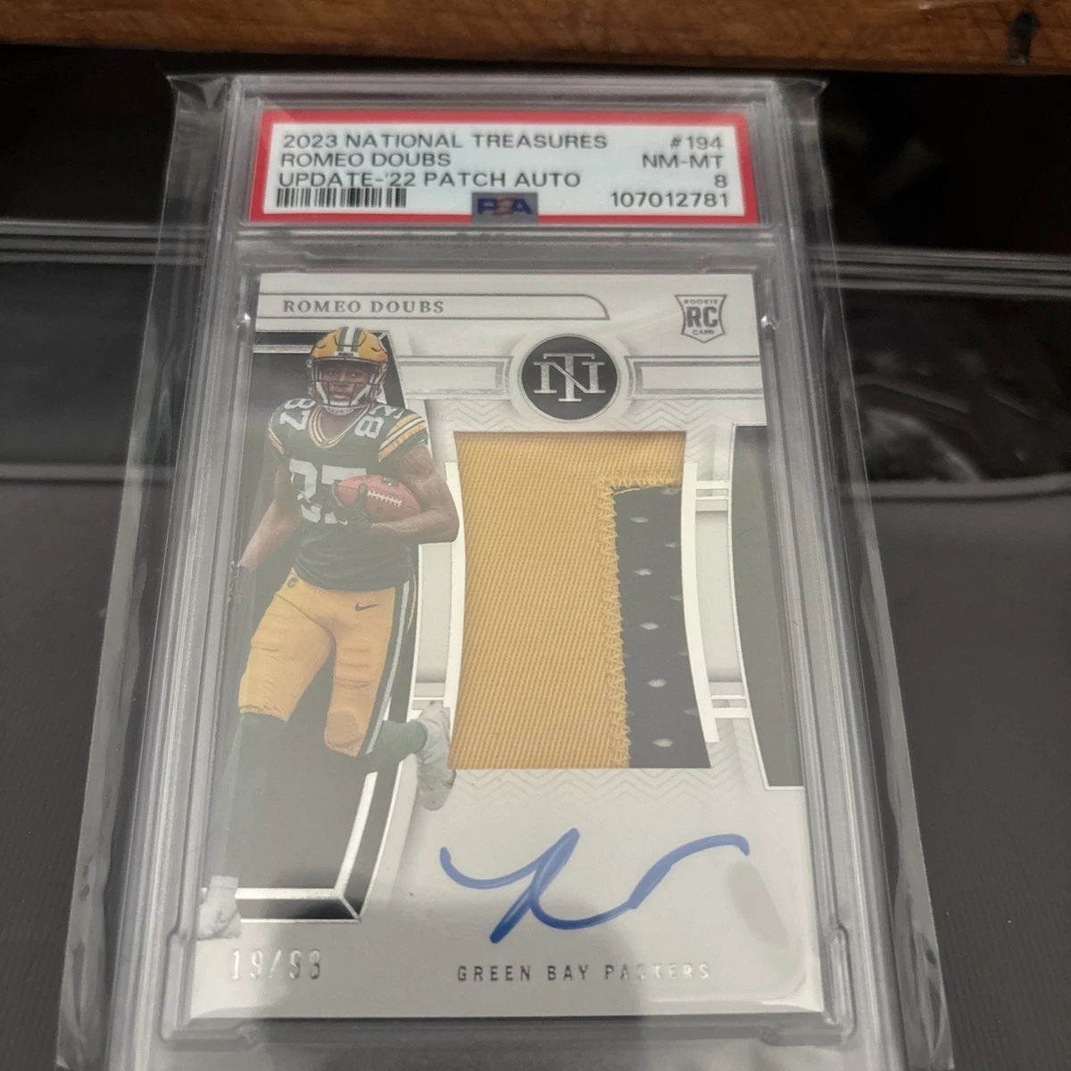 2022 Panini National Treasures - Romeo Doubs #194 for sale | eBay