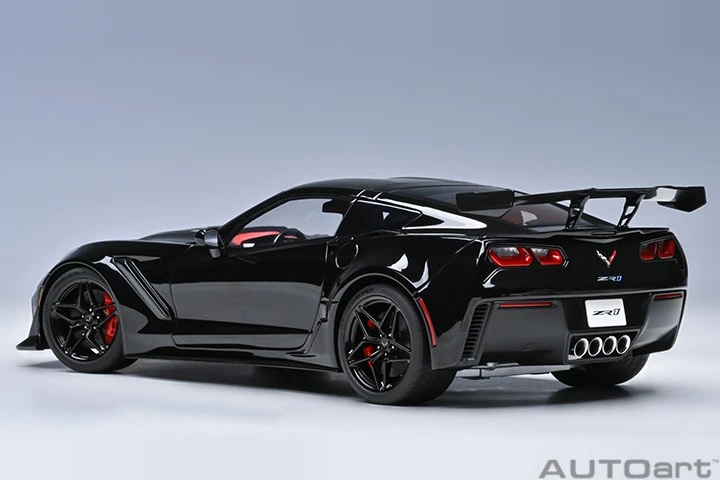 Autoart 71276 1/18 CHEVROLET CORVETTE C7 ZR1 GLOSS BLACK Diecast