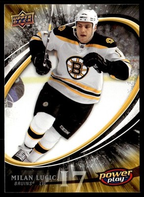 2008-09 Upper Deck Power Play Box Set Milan Lucic Boston Bruins #22
