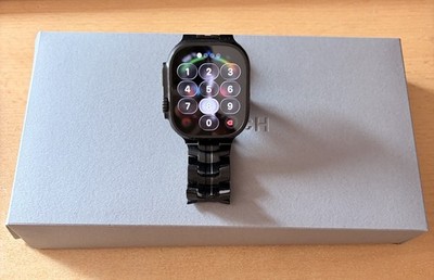 Apple Watch Ultra 2 + Premium TITAN Gliederarmband (NP 130 ) | Akku 97% | OVP
