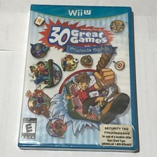 Family Party 30 Great Games Obstacle Arcade Nintendo Wii U Brand New Sealed