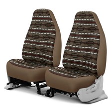 Dash Designs Southwest Sierra 1st Row Taupe Custom Seat Covers