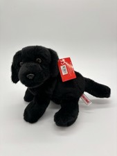 Aurora Black Lab Puppy Dog Plush Stuffed Animal 9" NEW w TAG Cole the Labrador