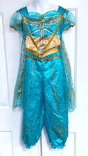 Disney Aladdin Princess JASMIN Two Piece Pretend Play Dress Up Costume Sz 4-6x