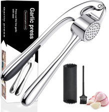 Spremiaglio in Acciaio Inox Da Cucina Professionale, Frantoio Aglio, Tritatutto