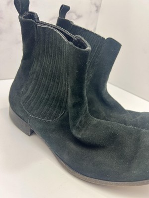 Jimmy Choo Black Textured Chukka Boots - Men\'s Reggie Chelsea Boot | Black Box Calf Leather Ankle Boots  main image 2