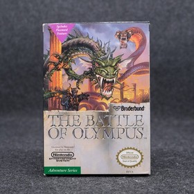 The Battle of Olympus (NES) Box & Game Only - Authentic Great Condition