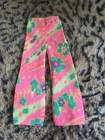 Vintage Mattel Barbie Doll Clothes MOD Era #3406 Evening In Pink Print Pants