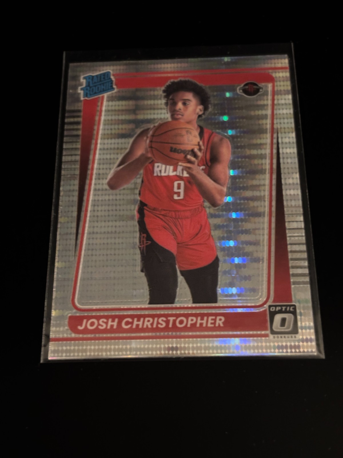 Josh Christopher 2021-22 Donruss Optic Silver Pulsar Prizm RC Rockets 200