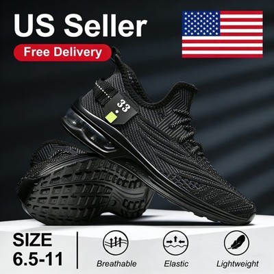 Mesh Running Shoes Men's Outdoor Street Sports Shoes Breathable Slip Resistant