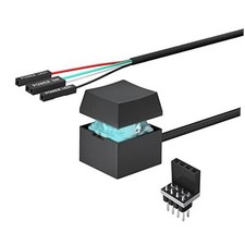 Desktop Computer PC Mechanical Power Switch: LED Power On/Off Button Extension
