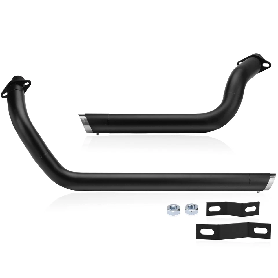 Tubos de escape escalonados Shortshots con deflector para Honda Shadow VT750 Spirit 750 Foto 3 de 4