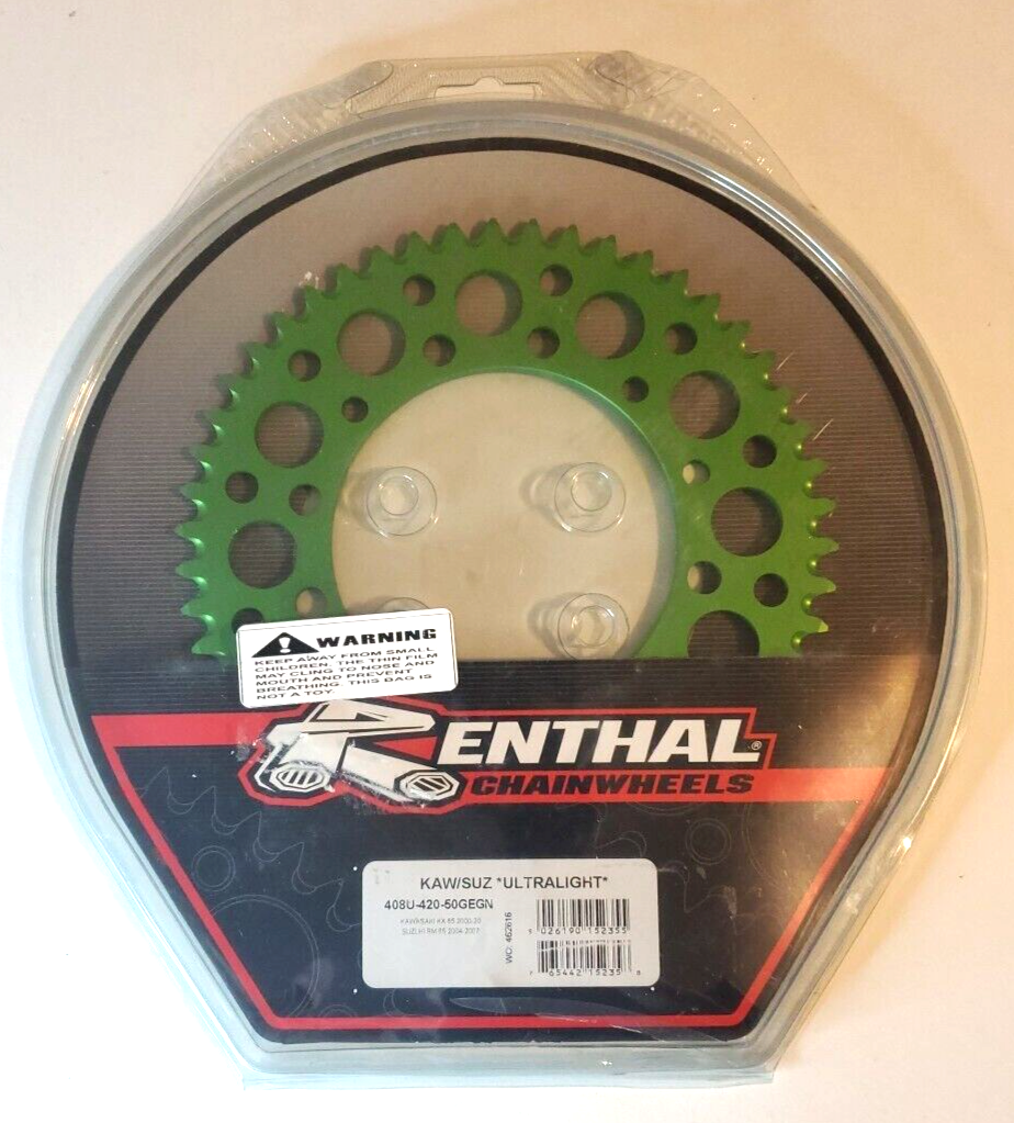 その他 s Renthal Ultralight Rear Green 408U-420-50GEGN 50T Sprocket