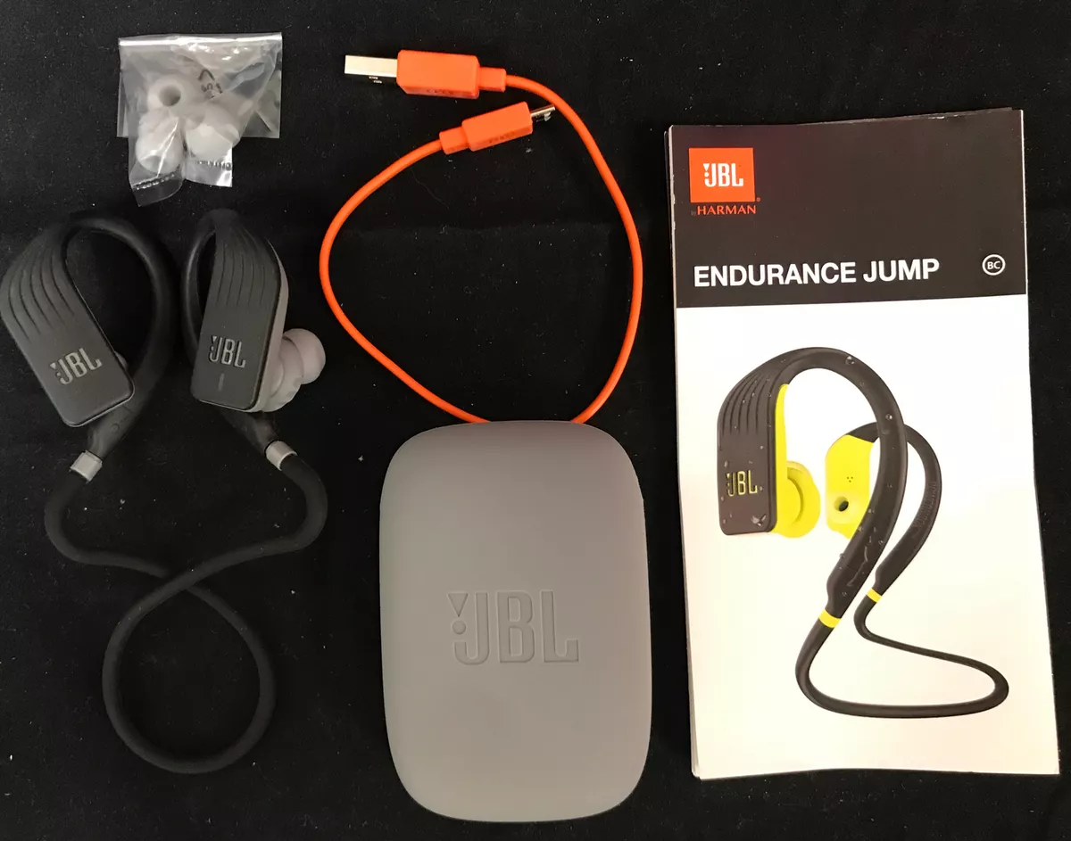 Ren junk bark 📀 JBL Endurance JUMP Waterproof Wireless Sport In-Ear Headphones *Black” |  eBay