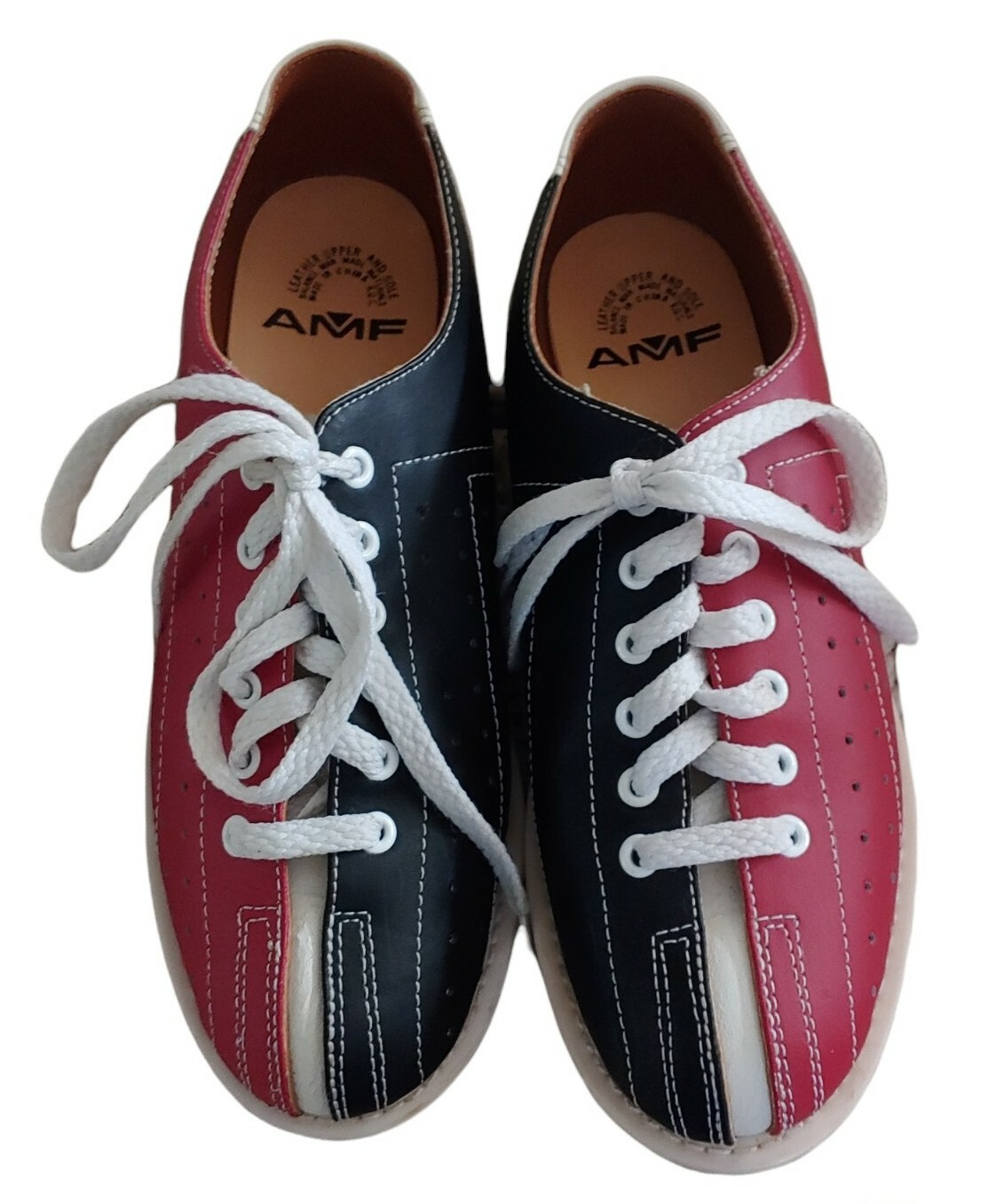 AMF Bowling Shoe Men Size 8 Red Blue 