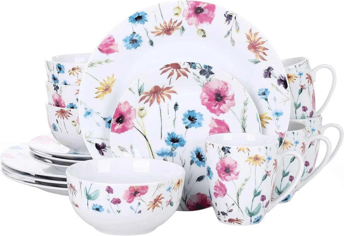 Floral crockery top