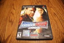 PLAYSTATION 2 PS 2 SMACKDOWN VS RAW 2009 GAME COMPLETE FREE SHIPPING