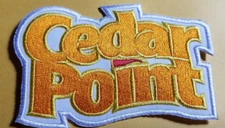 Cedar Point Erie County, Ohio orange Patch approx 2.5x3.75"