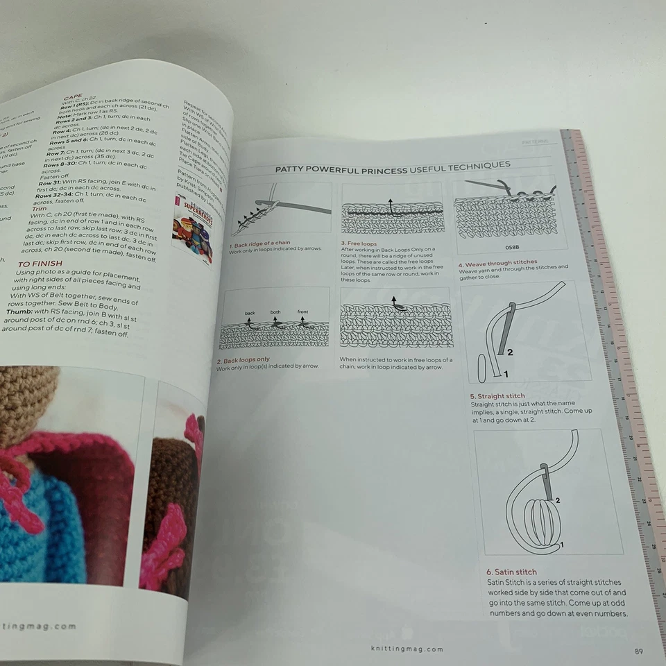 KNITTING UK  MAGAZINE 27 Vintage BRITISH KNITS Open Bag Stormy Howell Smith UK - Image 2 of 4