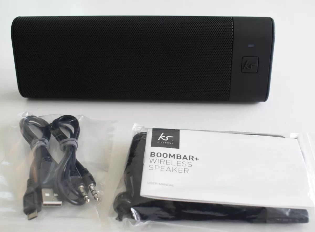 KitSound BOOMBAR Portable Universal Wireless Speaker Black or