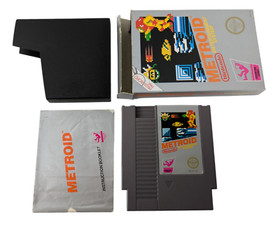 Metroid Nintendo NES CIB Complete In Box With Custom Acrylic Case