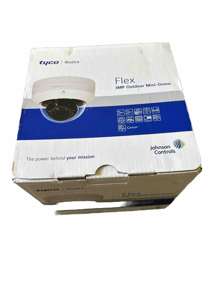 Tyco Illustra Flex 3MP Compact Mini-Dome Outdoor Camera  IFS03-D21-OI03-CM0816