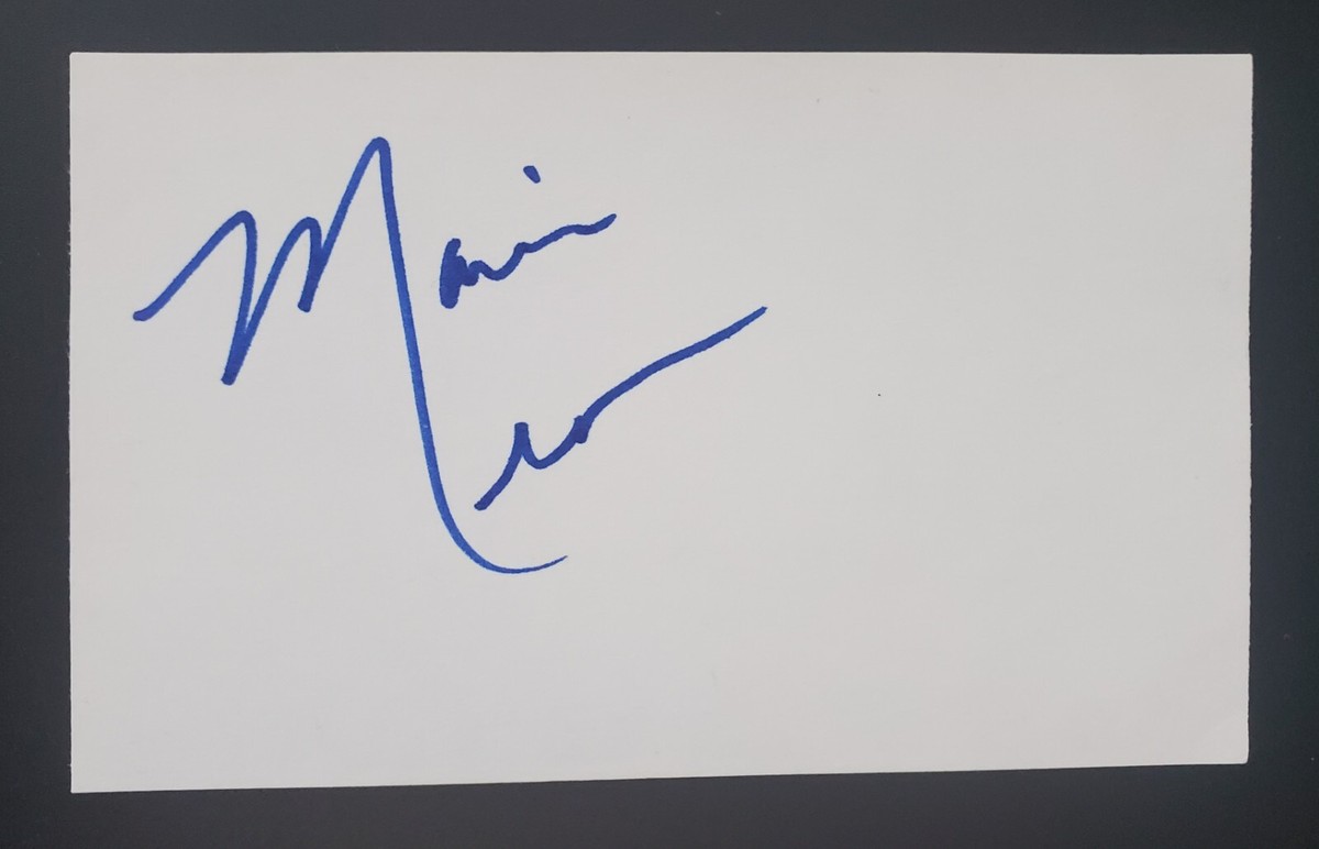 MARCIA CROSS Signed Index Card Authentic Autograph SEINFELD MARCIA CROSS Signed Index Card Authentic Autograph SEINFELD