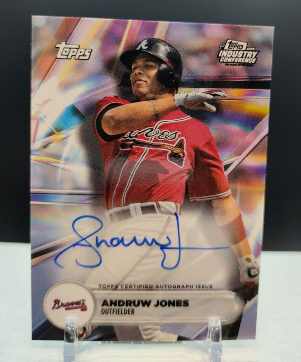 ANDRUW JONES AUTO 2024 Topps Industry Conference On-Card ABU-AJ