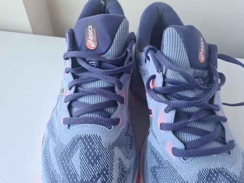 Asics Gel Ziruss 5 Womens Running Shoes Blue Cushioned Comfort Trainers Size 8 - Picture 7 of 9