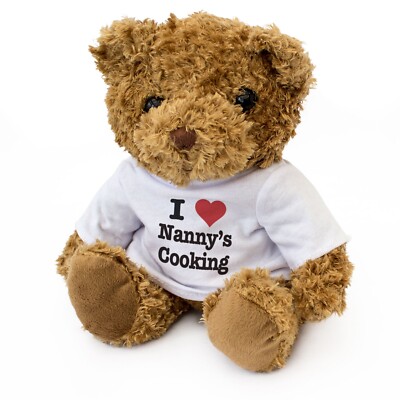 Neu - I Love NANNY'S Kochen - Teddybär - Süß Kuschelig Weich - Geschenk