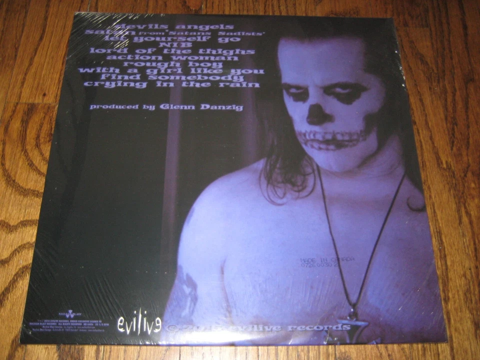 Danzig Skeletons Evilive Records Exclusive Blue Vinyl Limited to 300 Misfits - Image 2 of 2