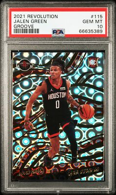 Jalen Green 2021 Panini Revolution Groove #115 Rockets SP Rookie 