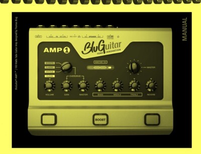 BluGuitar Amp 1 Mercury OWNER'S MANUAL (English only)