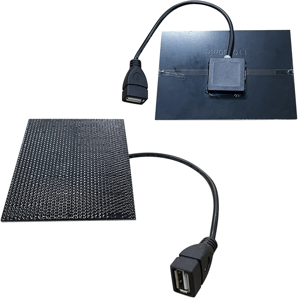 Solar Panel Powered Fan Portable Mini USB Solar Fan Cooling Ventilation Fan UK - Image 2 of 4