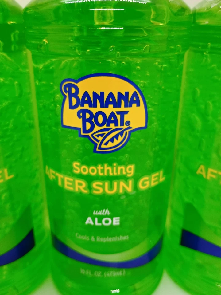 Banana Boat Soothing After Sun Gel with Aloe, Cools & Replenishes, 16oz 3 Pack - Image 3 of 3