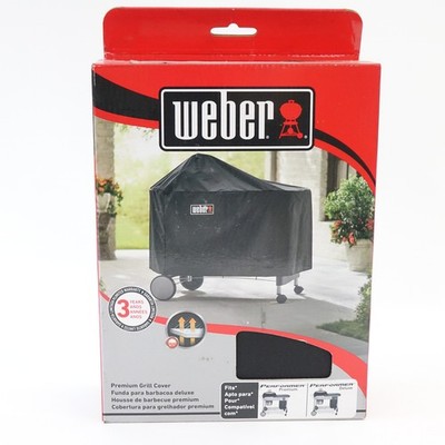 Weber 7152 Premium Grill Cover Performer Premium Deluxe 22'' Charcoal
