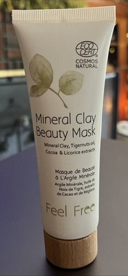 Feel Free Mineral Clay Beauty Mask. Full Size, 2.53 oz/75 ml. Sealed.