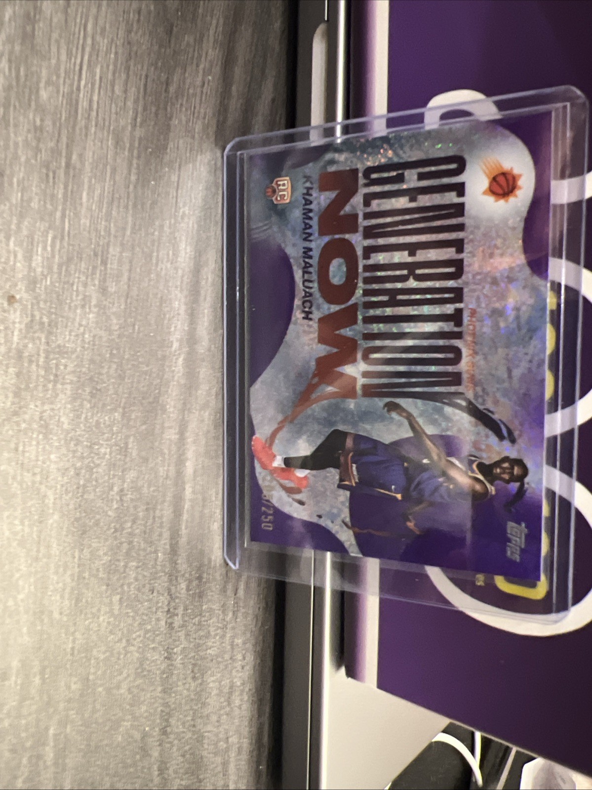 2025-26 Topps - Generation Now Khaman Maluach #GN-10 Purple Holofoil /250 (RC)