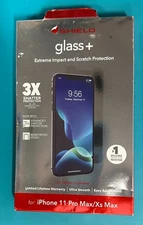 ZAGG Apple iPhone 11 Pro Max/Xs Max InvisibleShield Glass + NEW!!