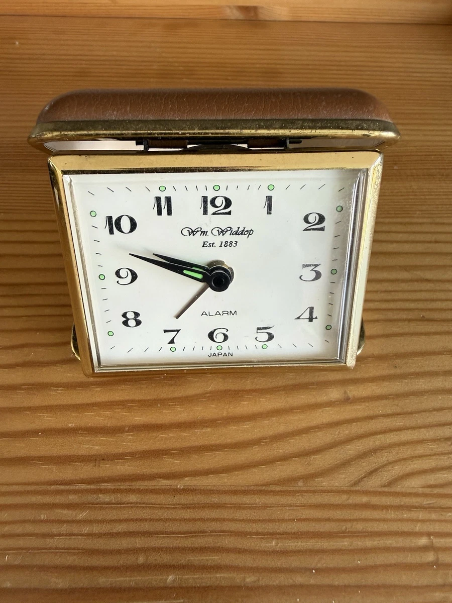 Wm. Widdop Horloge à quartz classique en verre