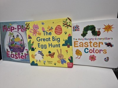 Lot of 3 Easter Bunny  Childrens  Books Hardcover Easter BunnyReading Brand New