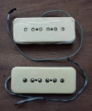 Slick Jr Alnico V Bridge & GFS P90 Neck Pickup Set    EX     USED