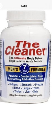 CENTURY SYSTEMS THE CLEANER  DETOX Men's 7 Day Formula 52 Capsules 13 Servings