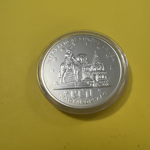 hungary silver coin 500 Forint 1994 Integration 