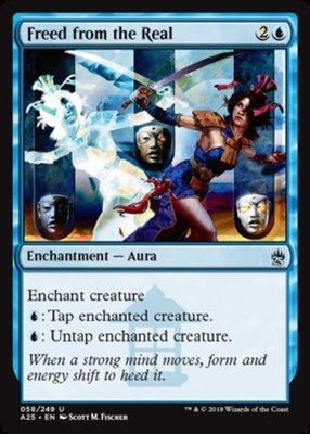 MTG magic cards 1x Freed from the Real Masters 25 NM-Mint, English