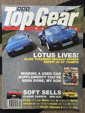 Top Gear August 1996 - Lister Storm, Lotus Esprit V8, Elise, Renault Spider